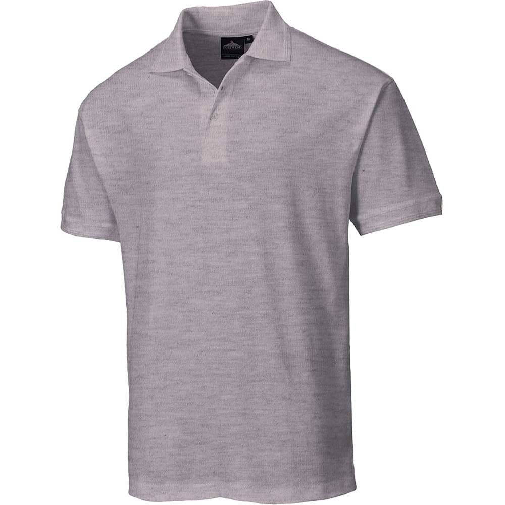 Portwest Naples Polo Shirt Grey S