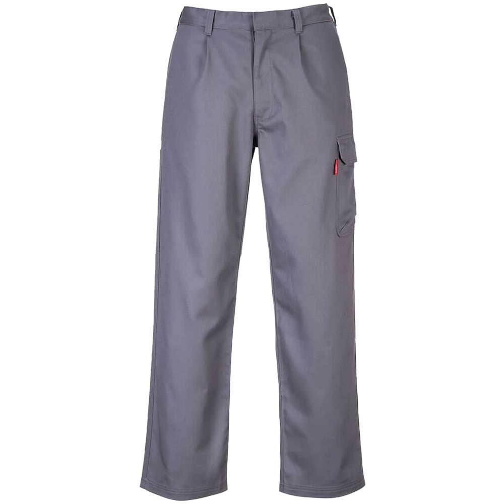 BizWeld Flame Resistant Cargo Pants Grey M 31"
