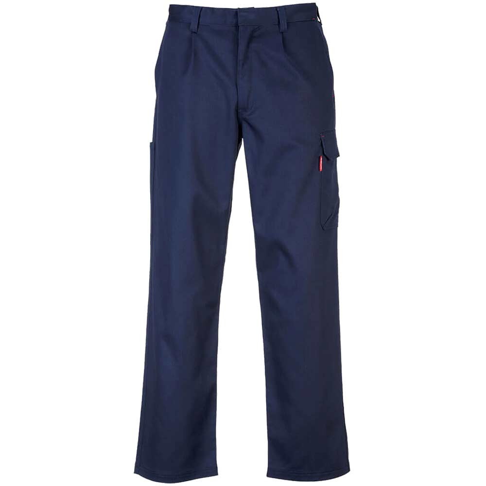 BizWeld Flame Resistant Cargo Pants Navy Blue XL 31"