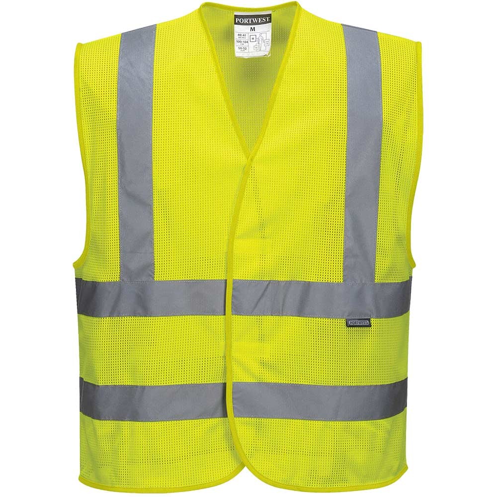 Portwest Hi Vis MeshAir Band and Brace Vest Yellow L / XL