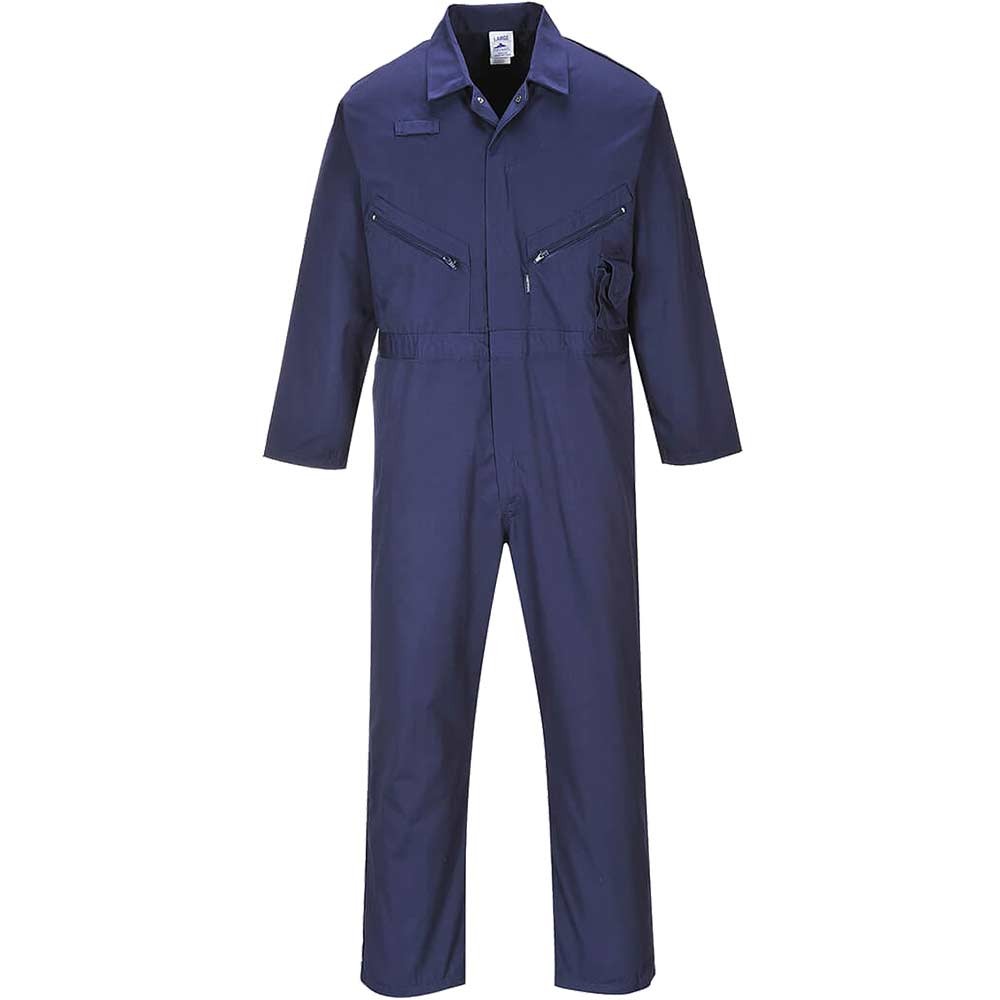 Portwest Liverpool Zip Coverall Navy L 33"