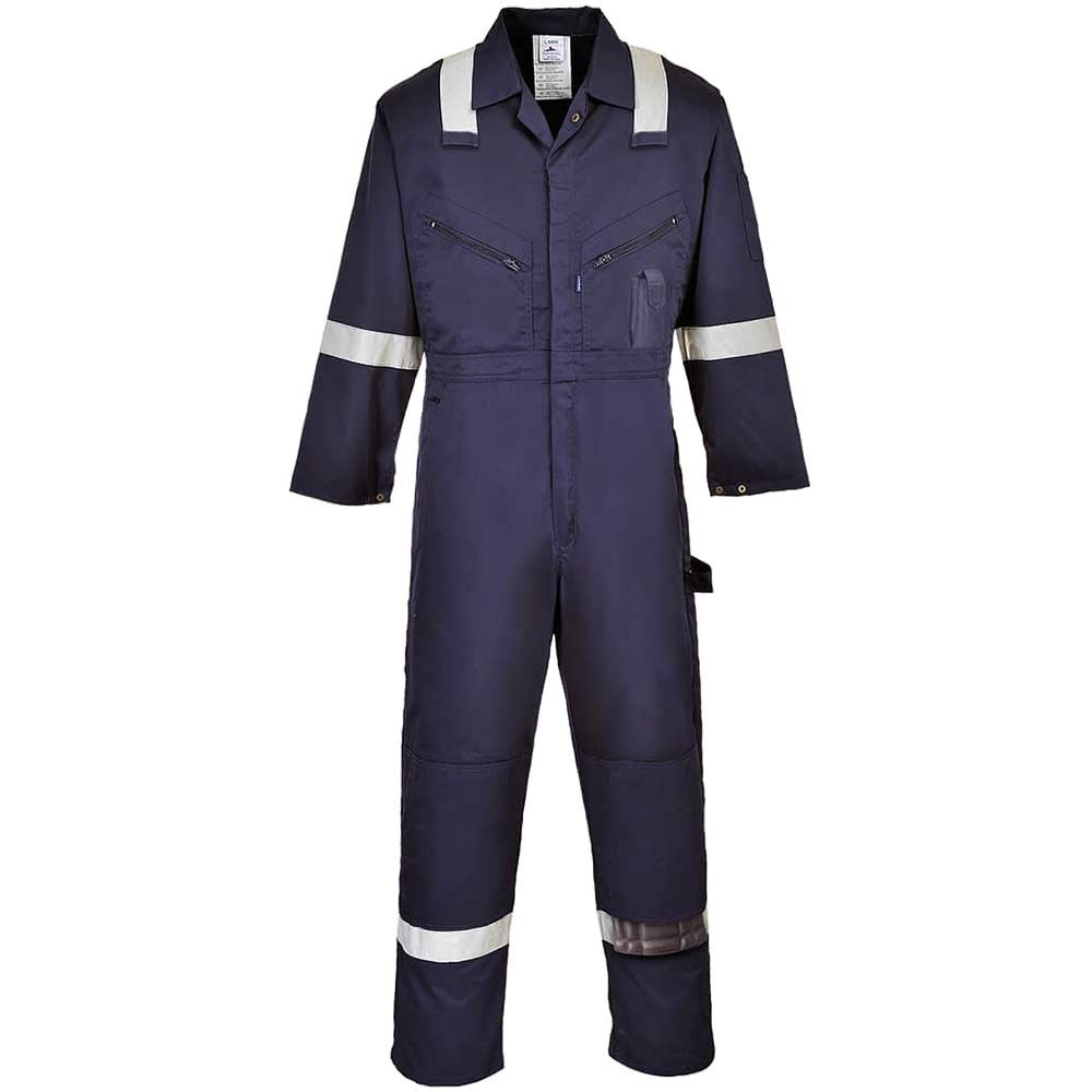 Portwest C814 Iona Cotton Coverall Navy L