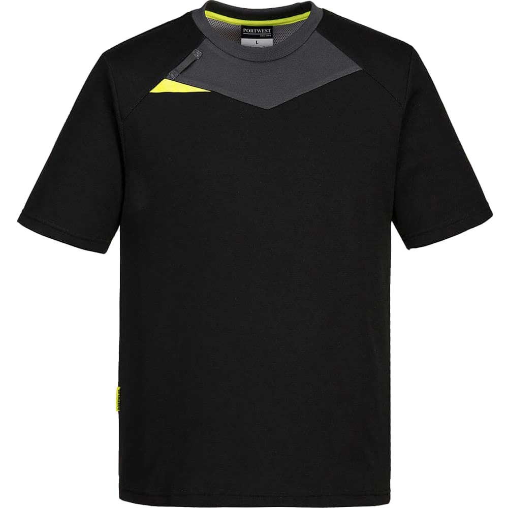Portwest DX4 Short Sleeve T Shirt Black S