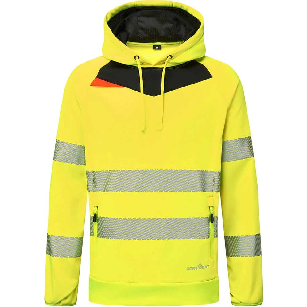 Portwest DX4 Hi Vis Overhead Hoodie Yellow / Black S