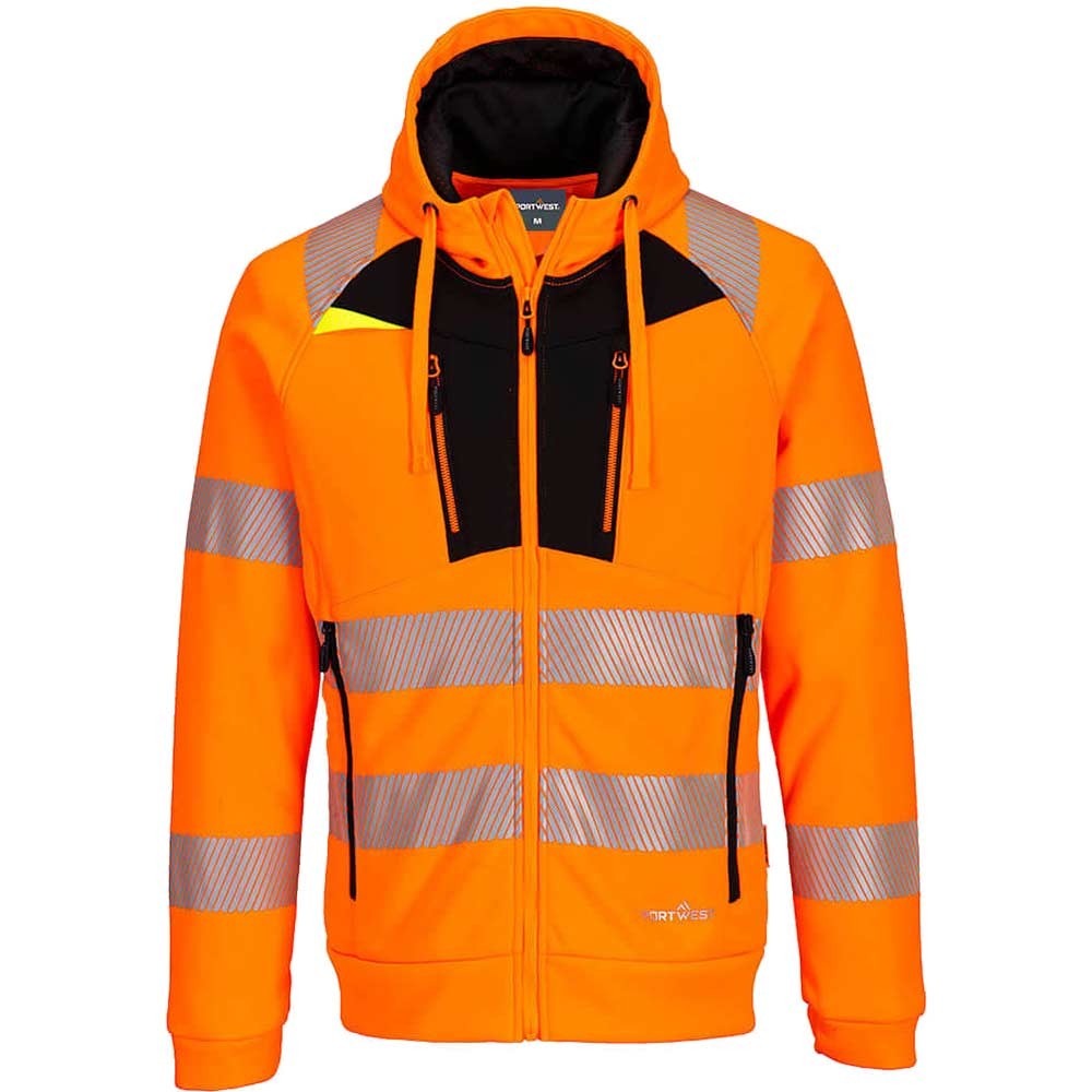 Portwest DX4 Hi Vis Hoodie Orange / Black 4XL