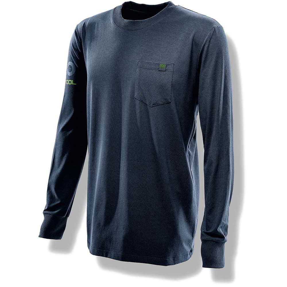 Festool 100 Years Long Sleeved T Shirt Dark Blue 2XL
