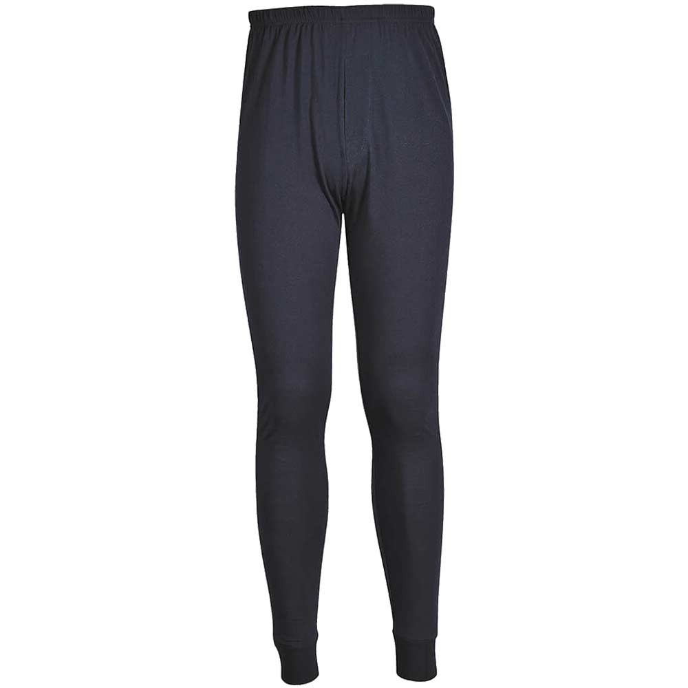 Modaflame Mens Flame Resistant Anti Static Baselayer Leggings Navy 4XL 31"