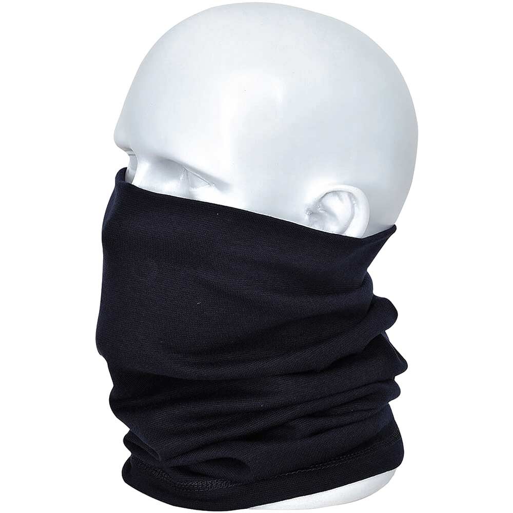 Modaflame Flame Resistant Antistatic Neck Tube Navy One Size