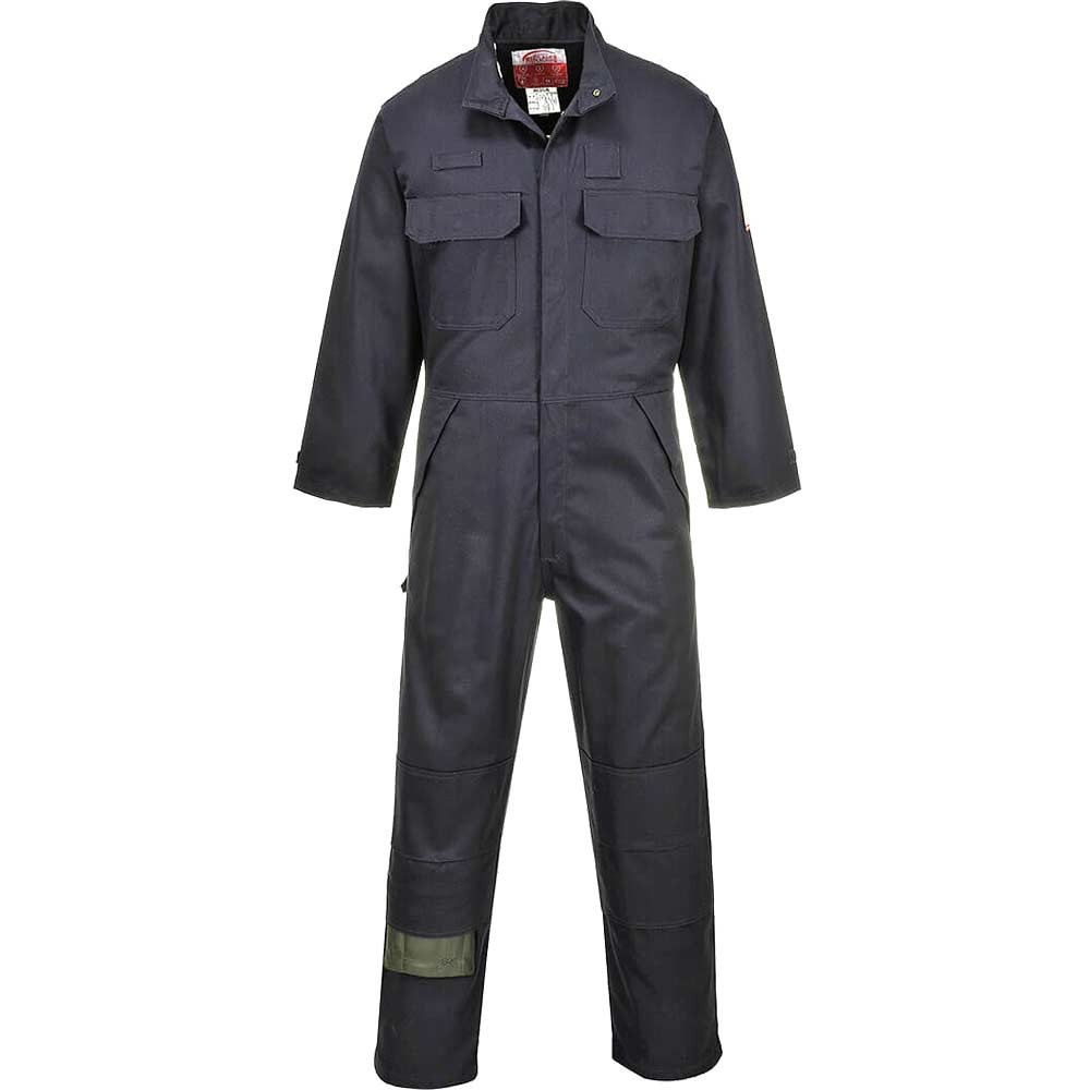 BizFlame Mens Multi-Norm Flame Resistant Coverall Navy 2XL