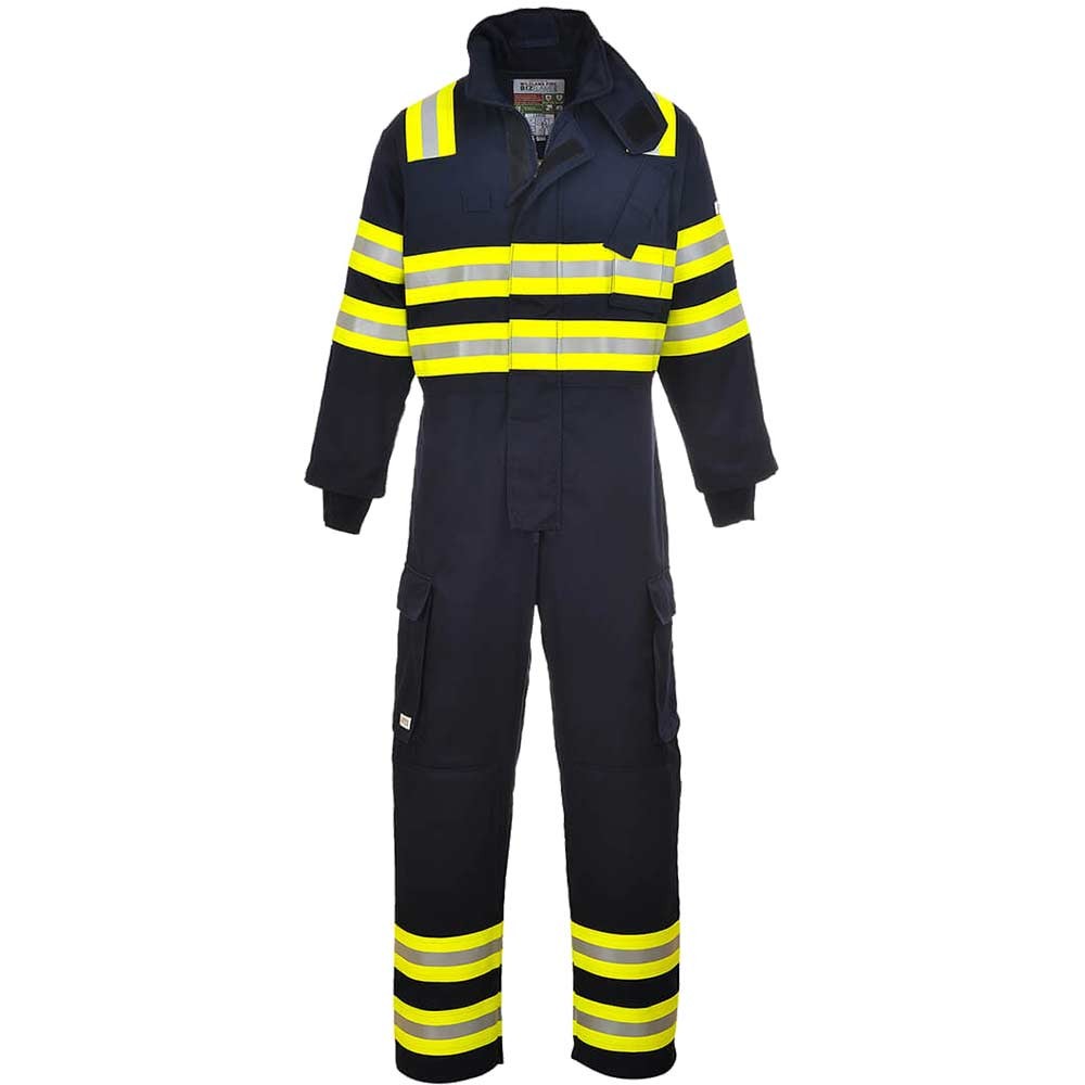 BizFlame Wildland Fire Coverall Navy 2XL
