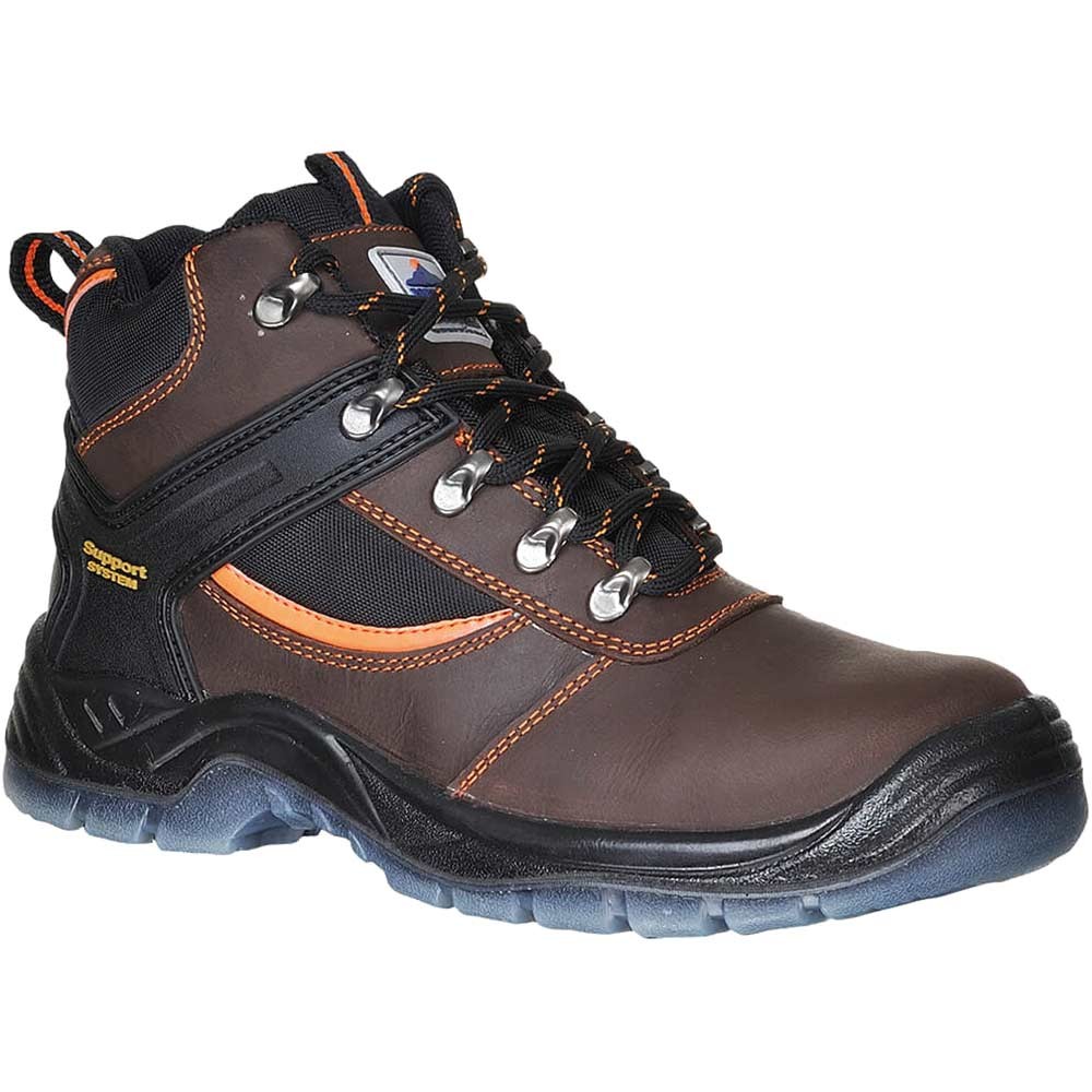 Portwest Steelite S3 Mustang Safety Boots Brown Size 5