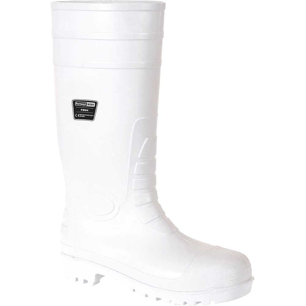 Portwest Food Industry Safety Wellington Boots White Size 9
