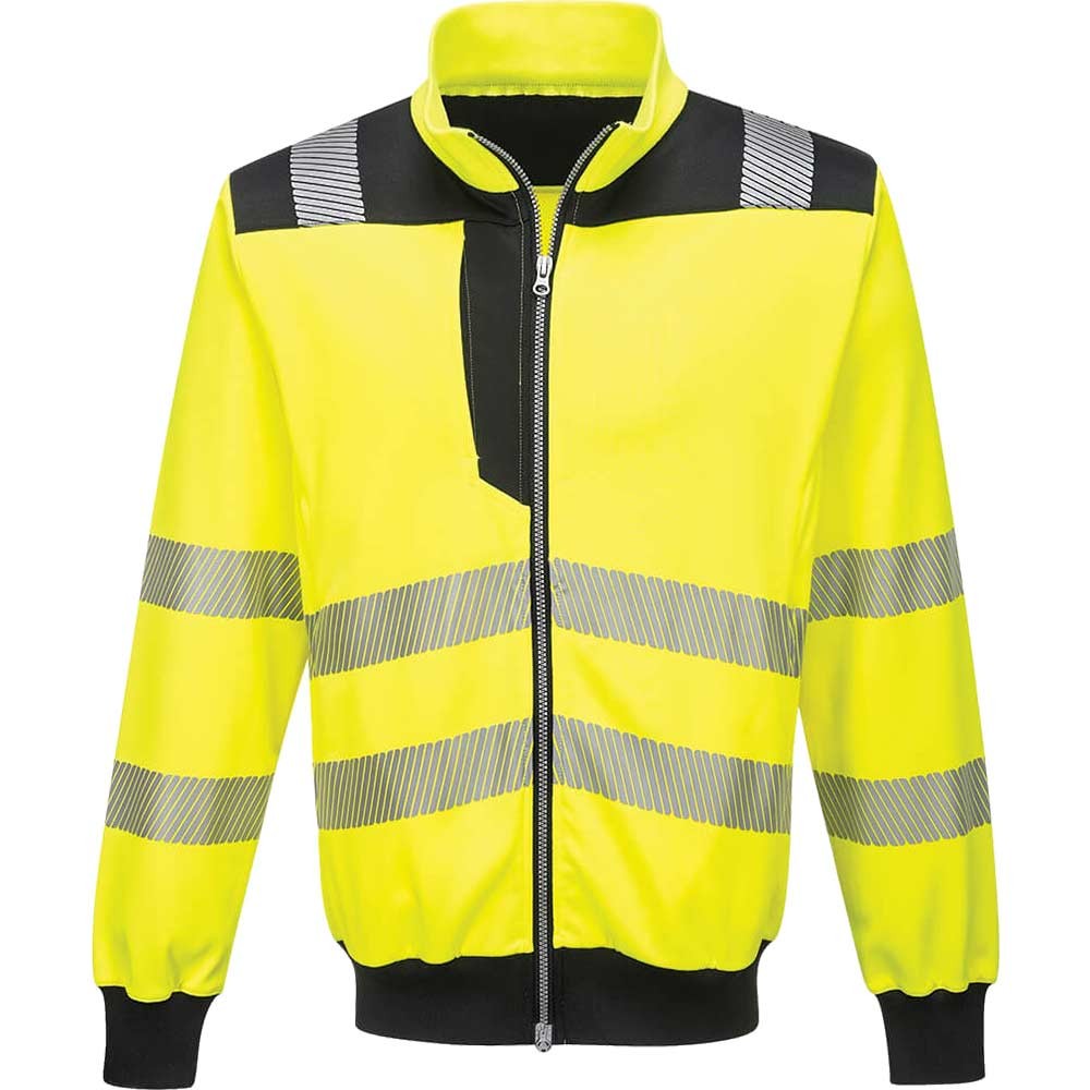Portwest PW3 Hi Vis Sweatshirt Yellow / Black 3XL
