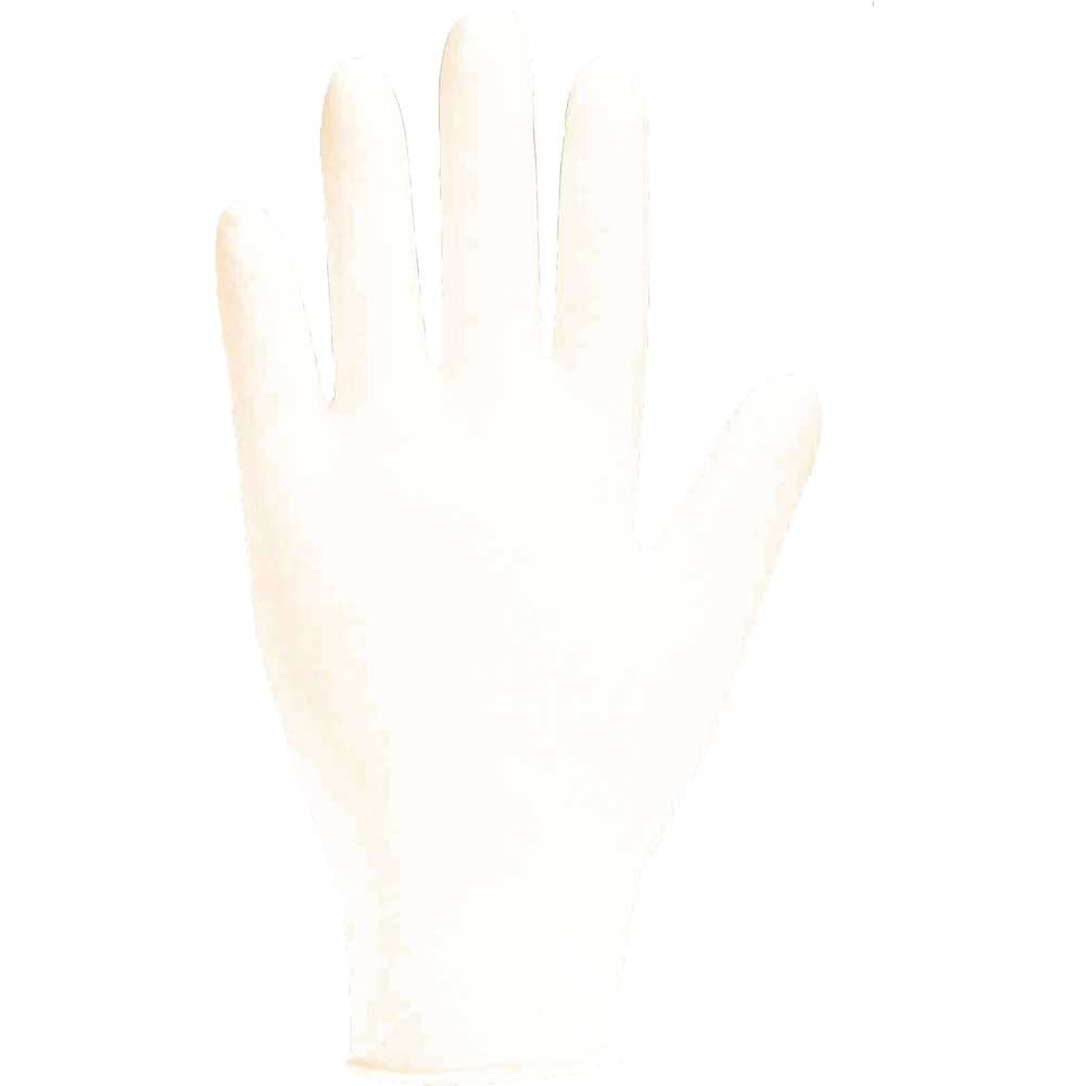 Polyco Bodyguard Latex Disposable Gloves M Pack of 100