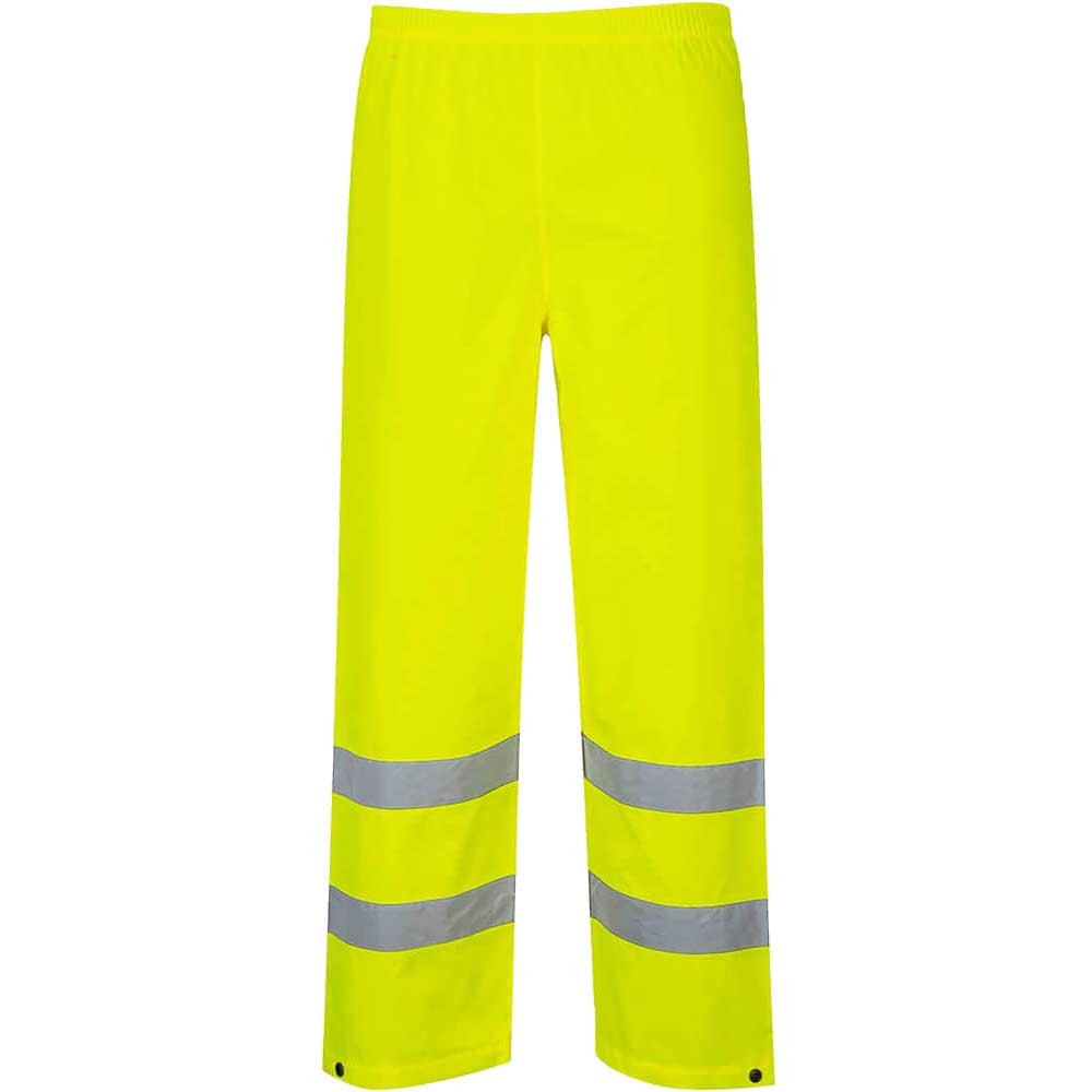 Oxford Weave 300D Class 1 Hi Vis Trousers Yellow 3XL 32"