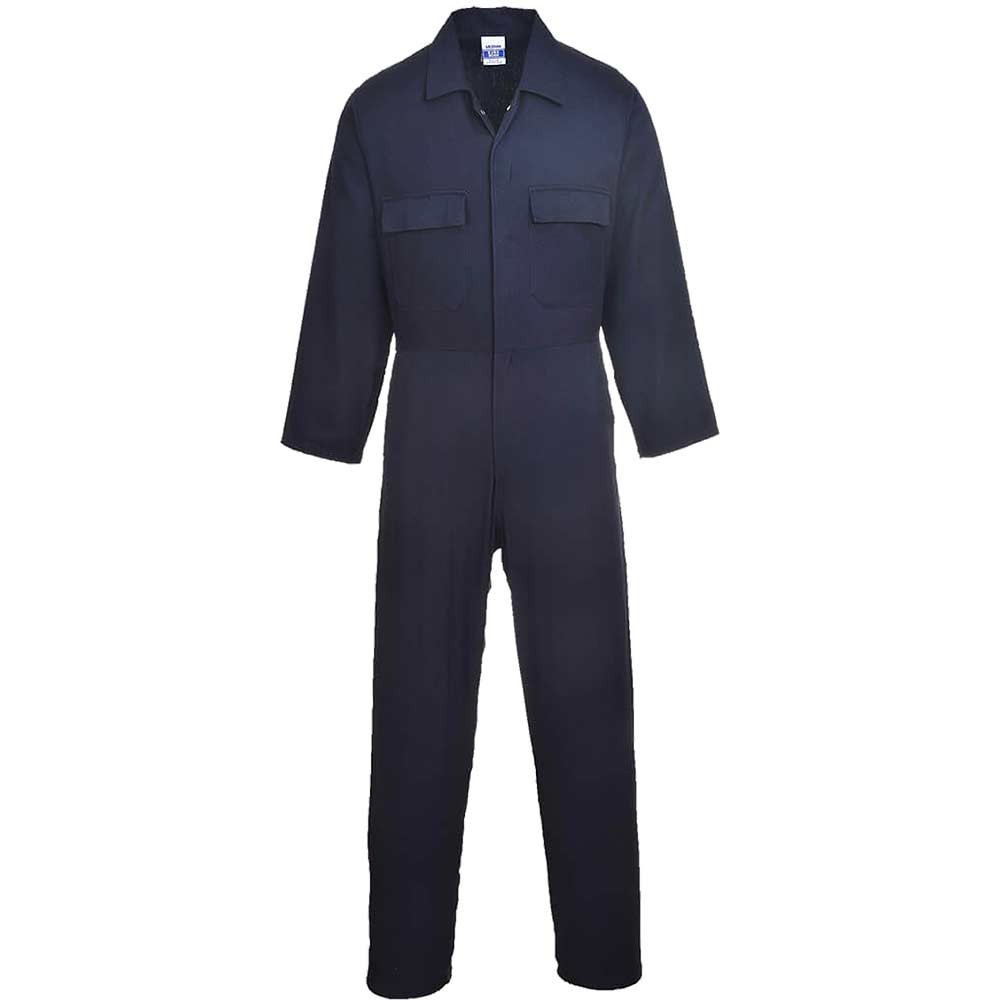 Portwest S998 Euro Cotton Boilersuit Navy Blue 3XL 31"