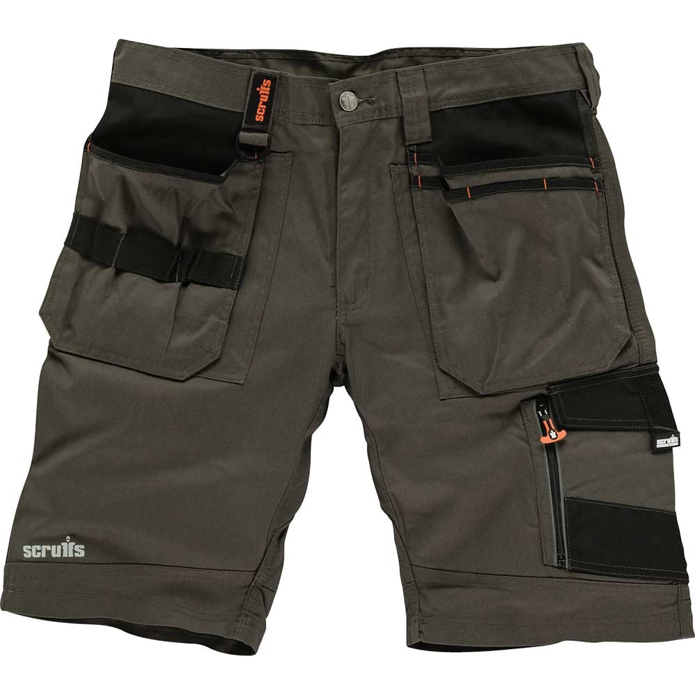 Scruffs Mens Holster Trade Shorts Slate 32"
