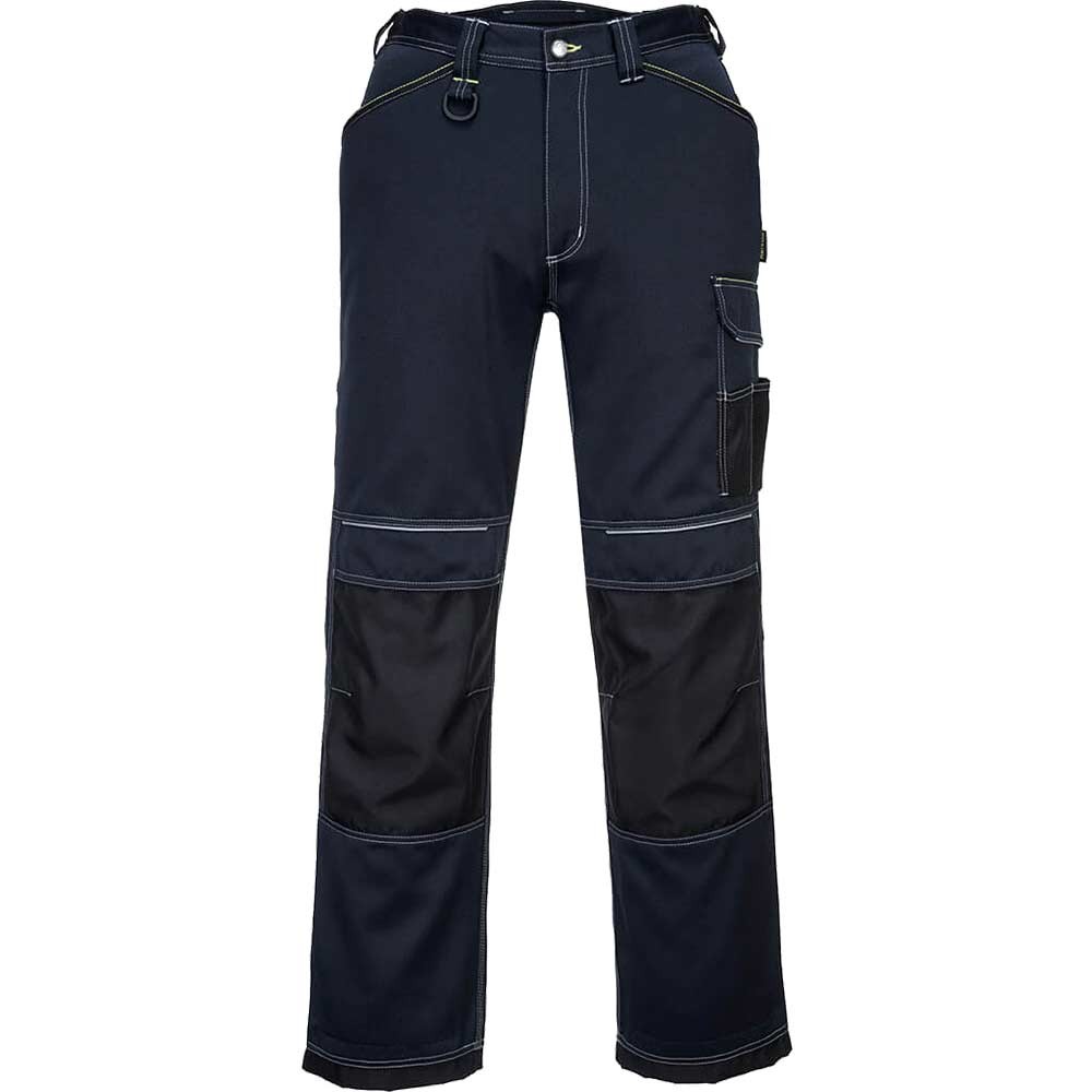 Portwest PW3 Mens Urban Work Trousers Navy / Black 30" 31"
