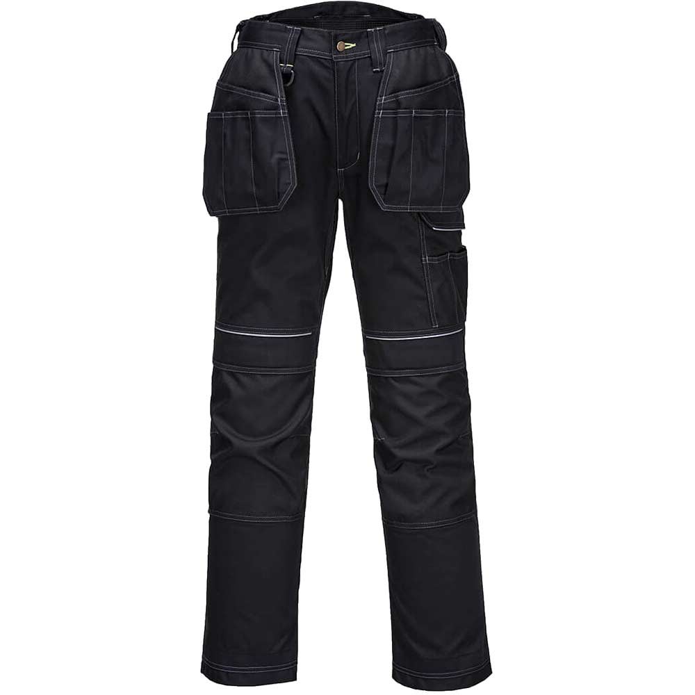 Portwest PW3 Mens Holster Work Trousers Black 28" 31"