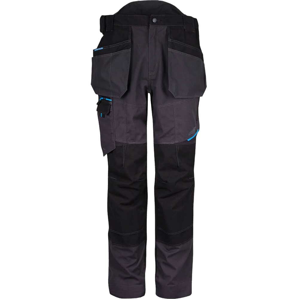 Portwest T702 WX3 Holster Trousers Meta Grey 48" 30"