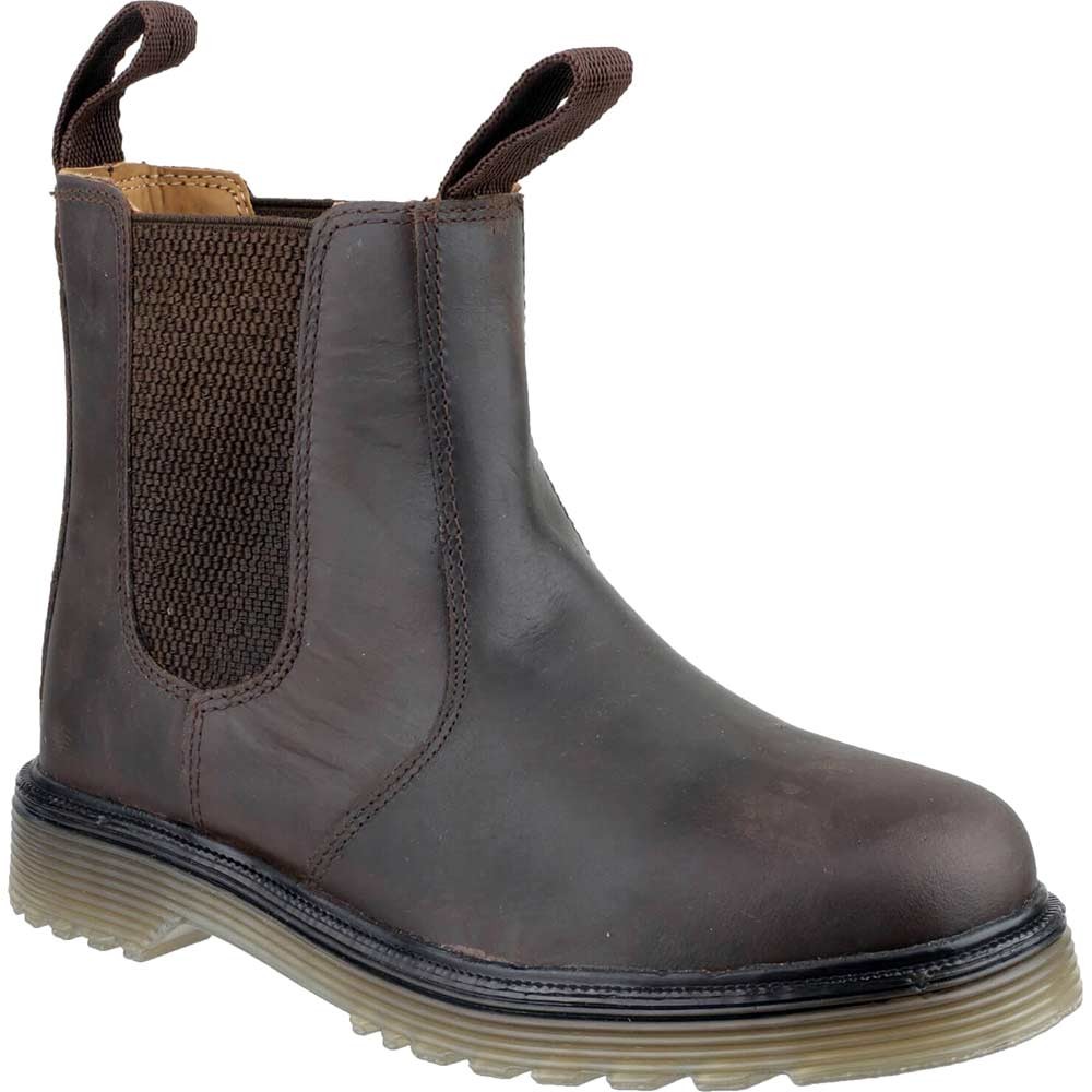 Amblers Mens Chelmsford Dealer Boots Brown Size 15