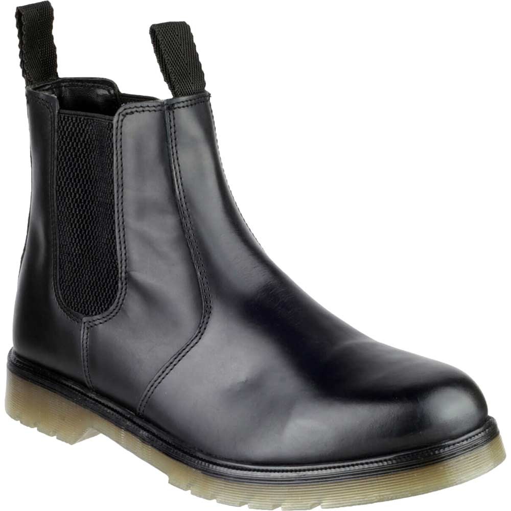 Amblers Mens Colchester Boots Black Size 3