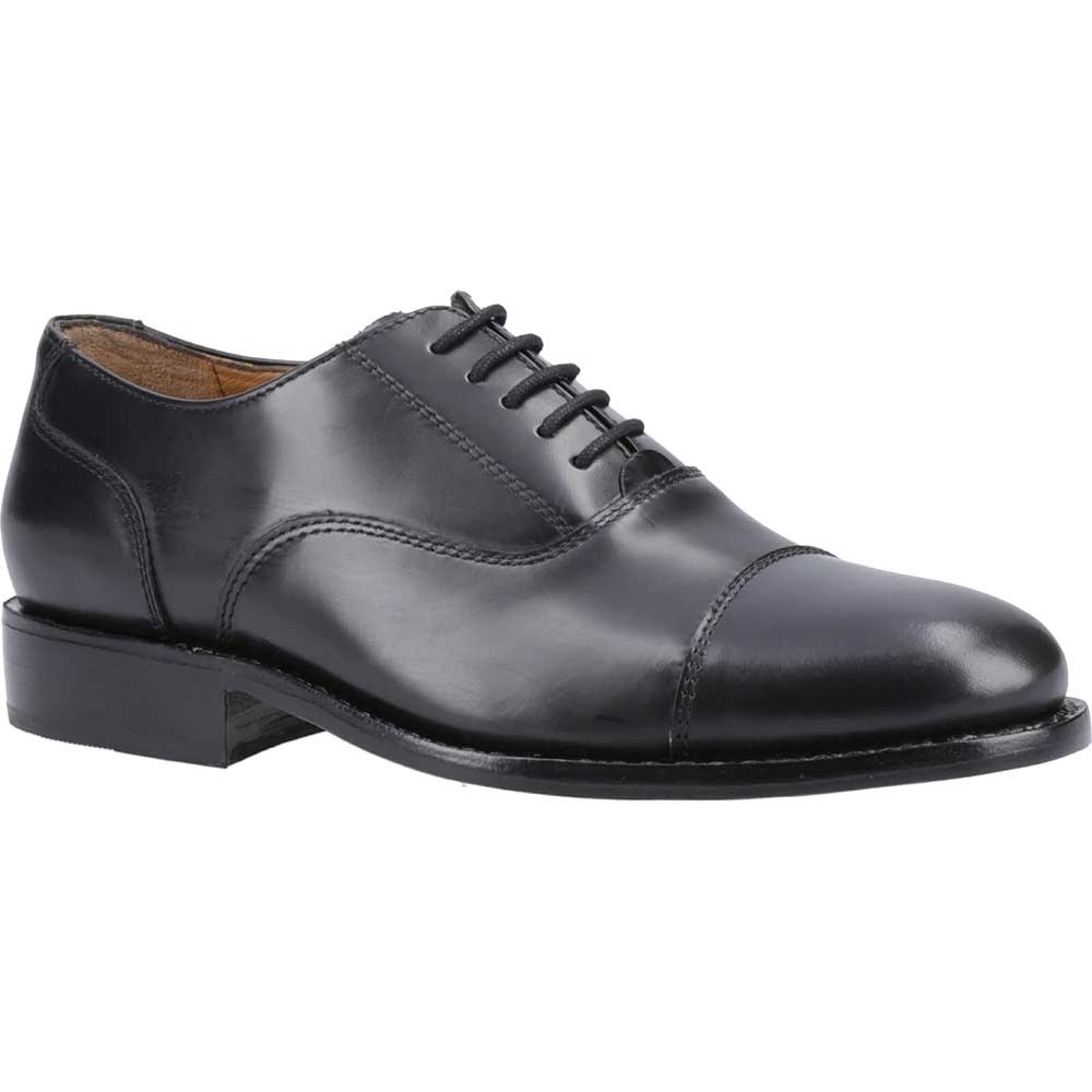 Amblers James Leather Soled Oxford Dress Shoe Black Size 8