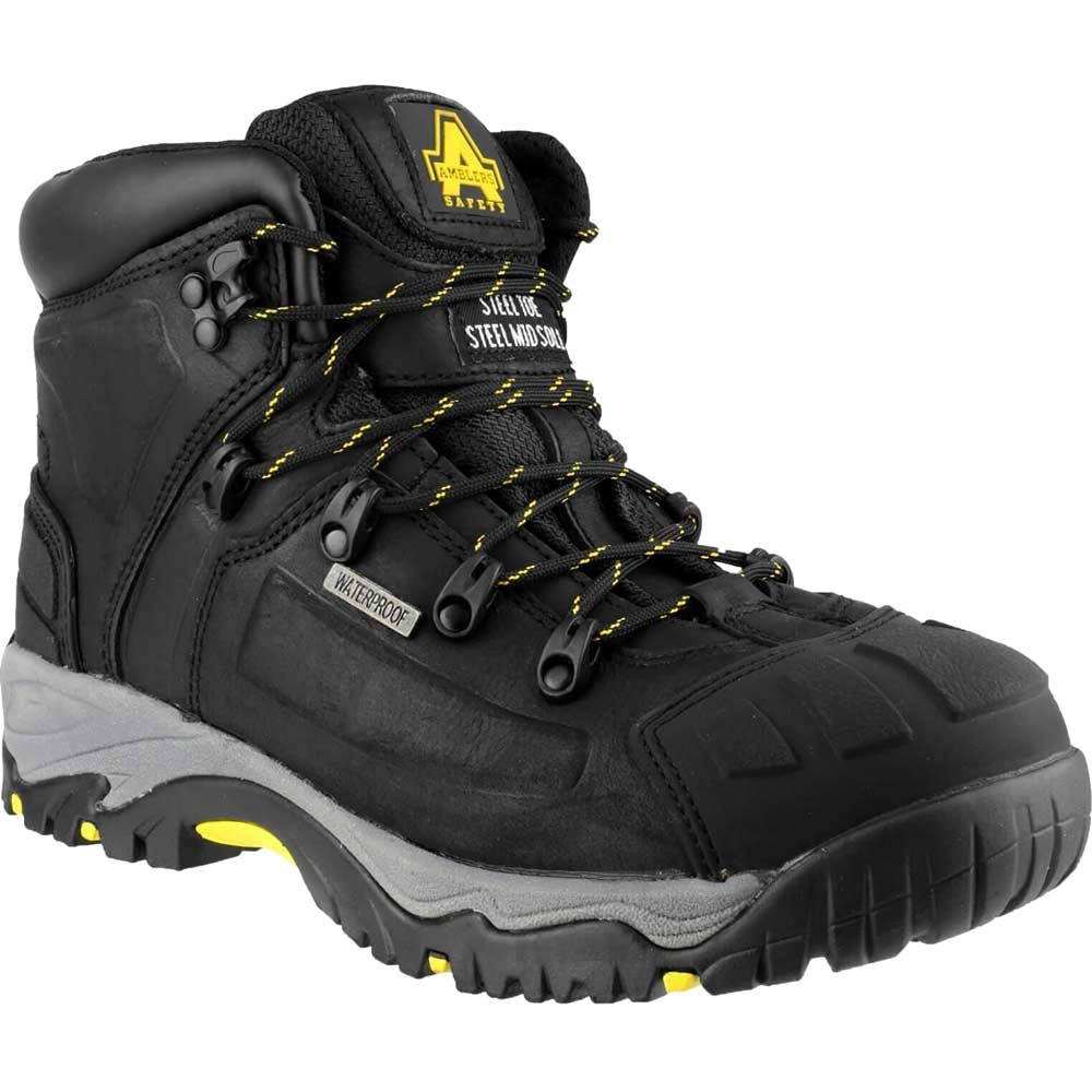Amblers Safety FS32 Waterproof Safety Boots Black Size 8
