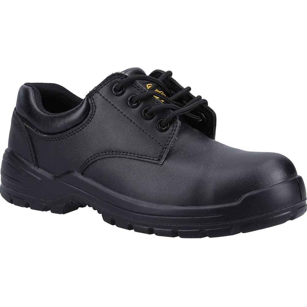 Amblers Safety FS38C Metal Free Composite Gibson Lace Safety Shoe Black Size 4