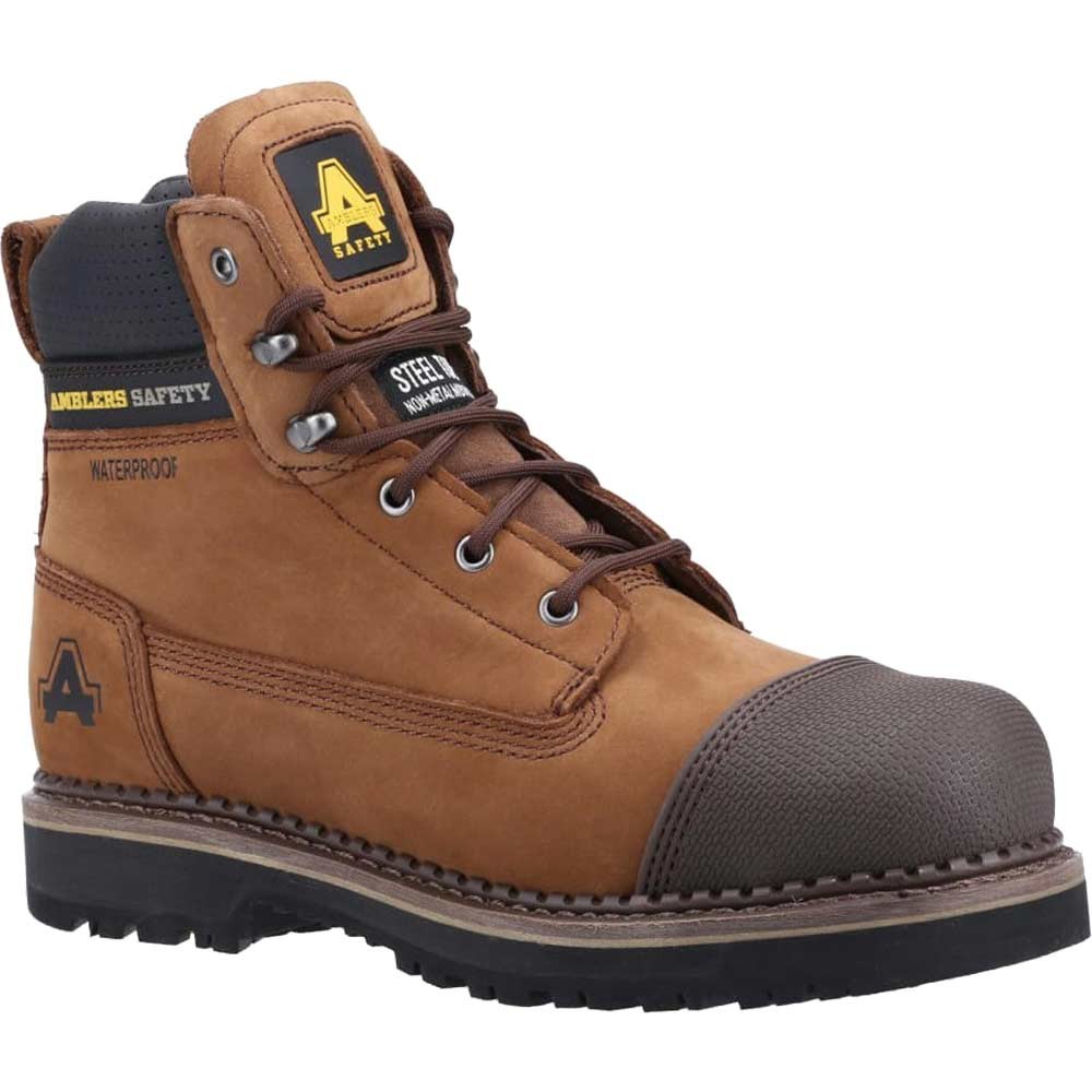 Amblers Mens Safety As233 Scuff Boots Brown Size 6