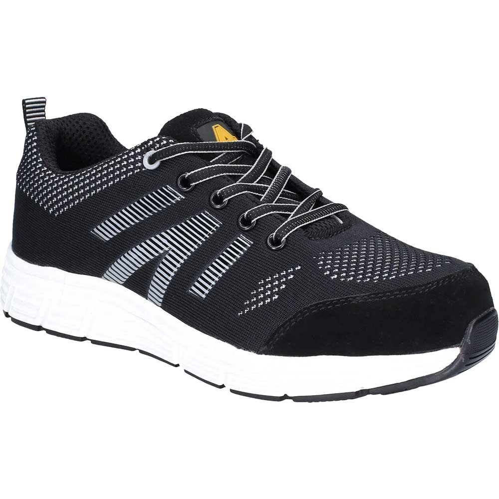 Amblers Safety 714 SBP Bolt Lace Up Safety Trainer Black Size 8