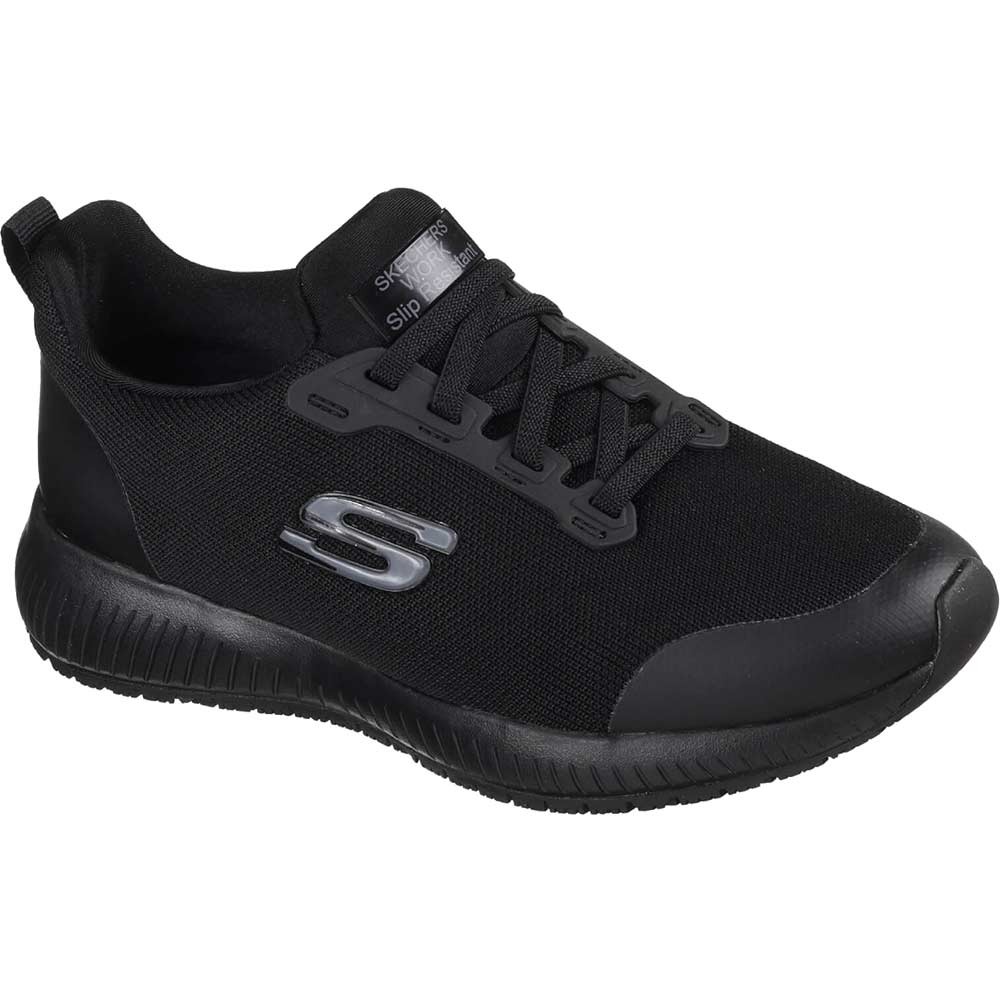 Skechers Work Ladies Squad Shoe Black Size 9