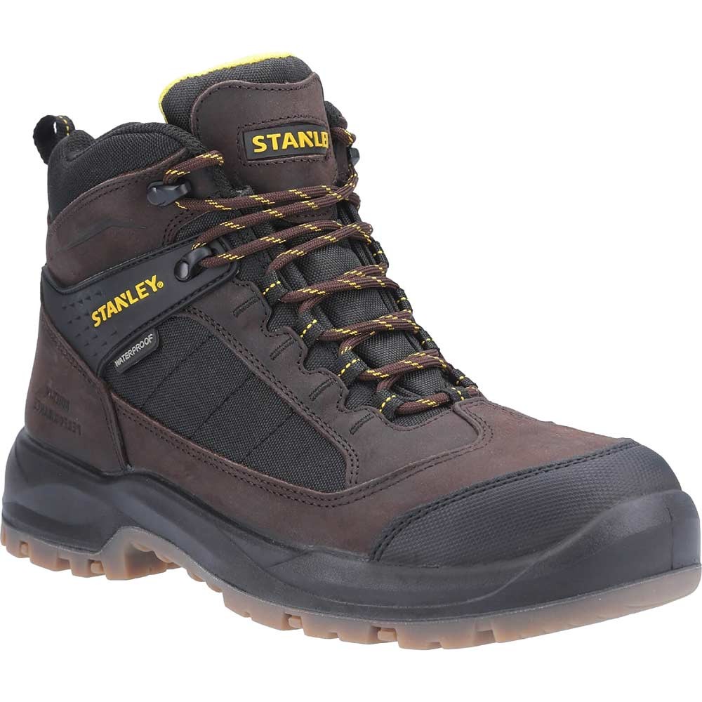 Stanley Mens Berkeley Safety Boot Brown Size 10