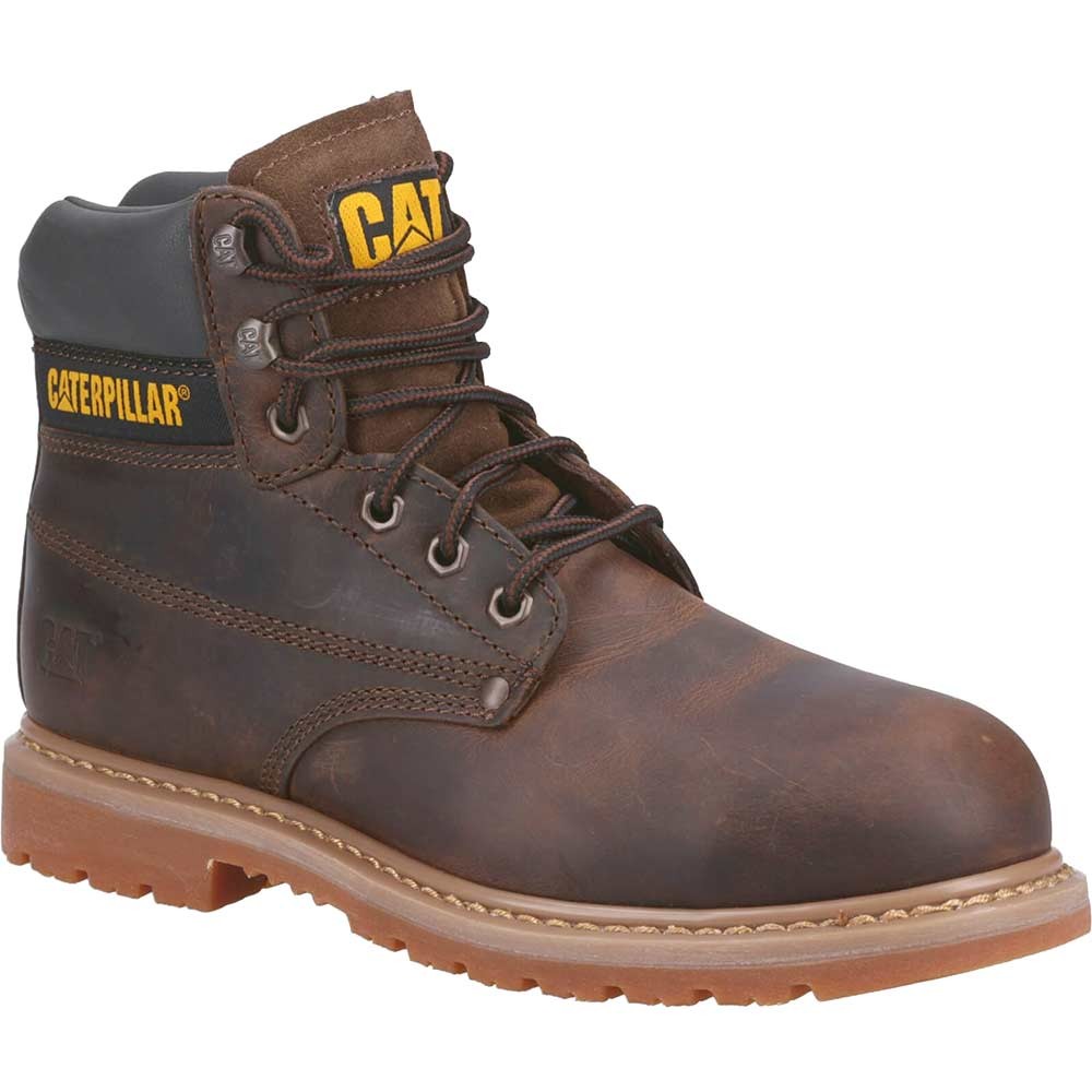 Caterpillar Powerplant GYW Safety Boot Brown Size 8