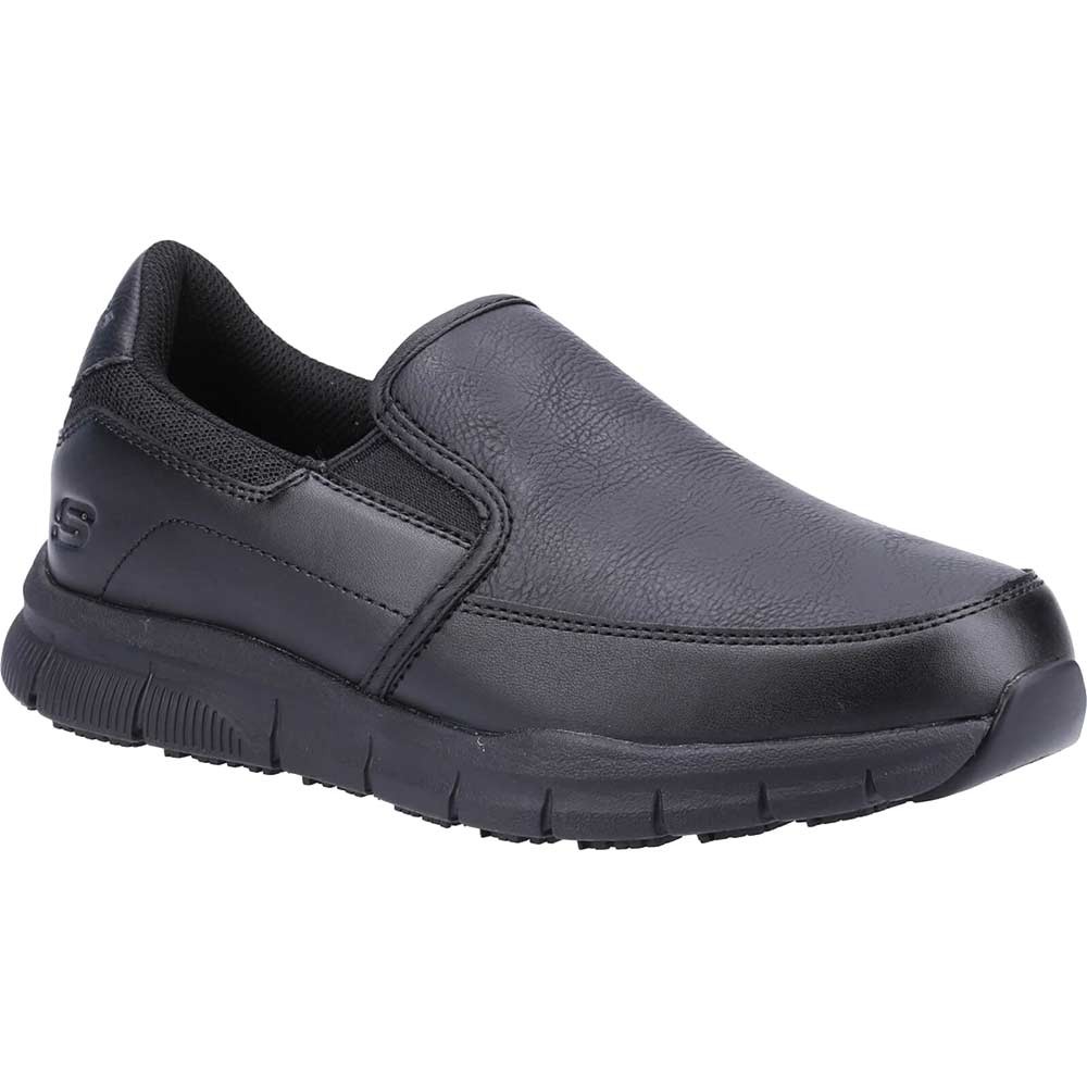 Skechers Nampa Annod Womens Work Shoes Black Size 6