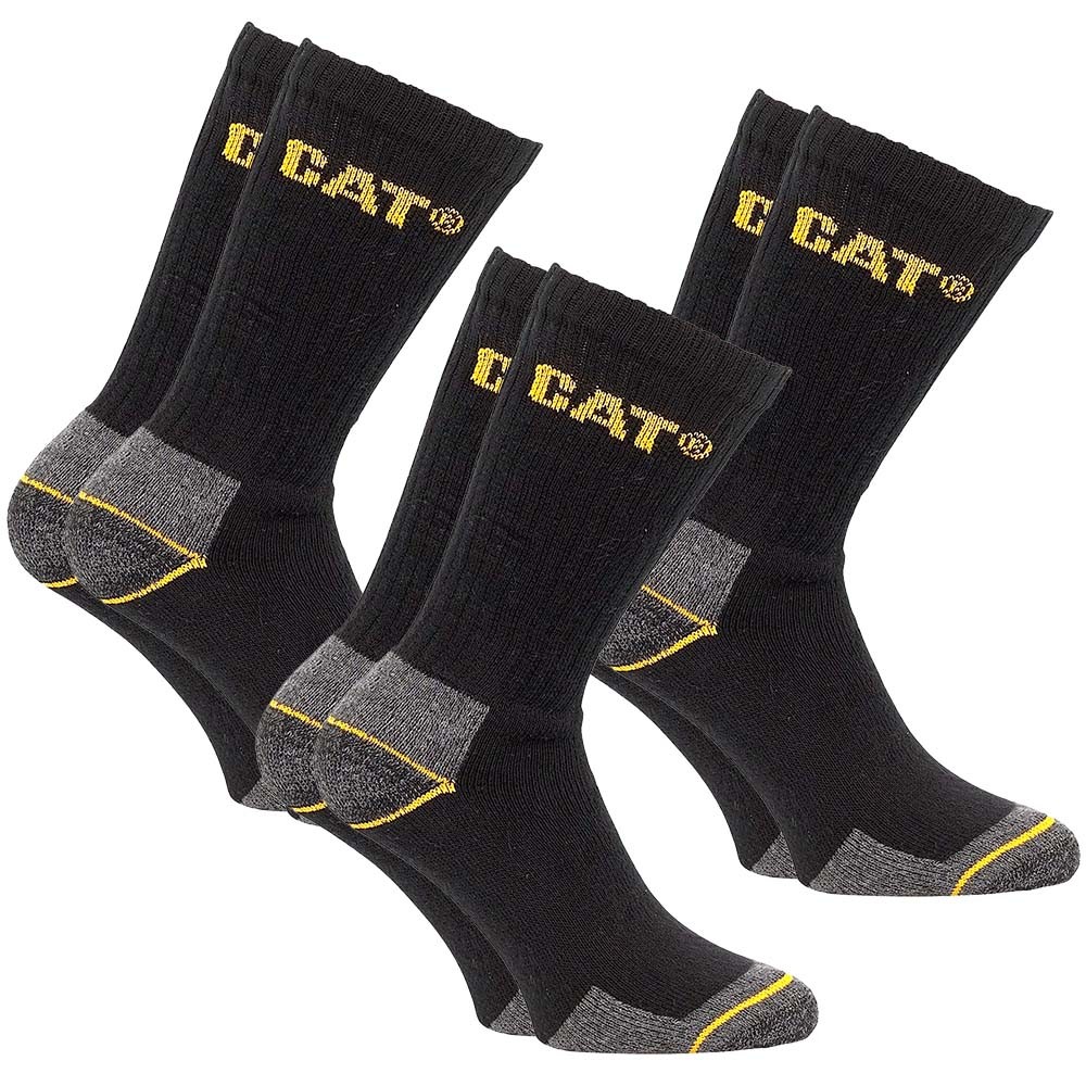 Caterpillar Crew Work Sock 3 Pair Pack 11 - 14