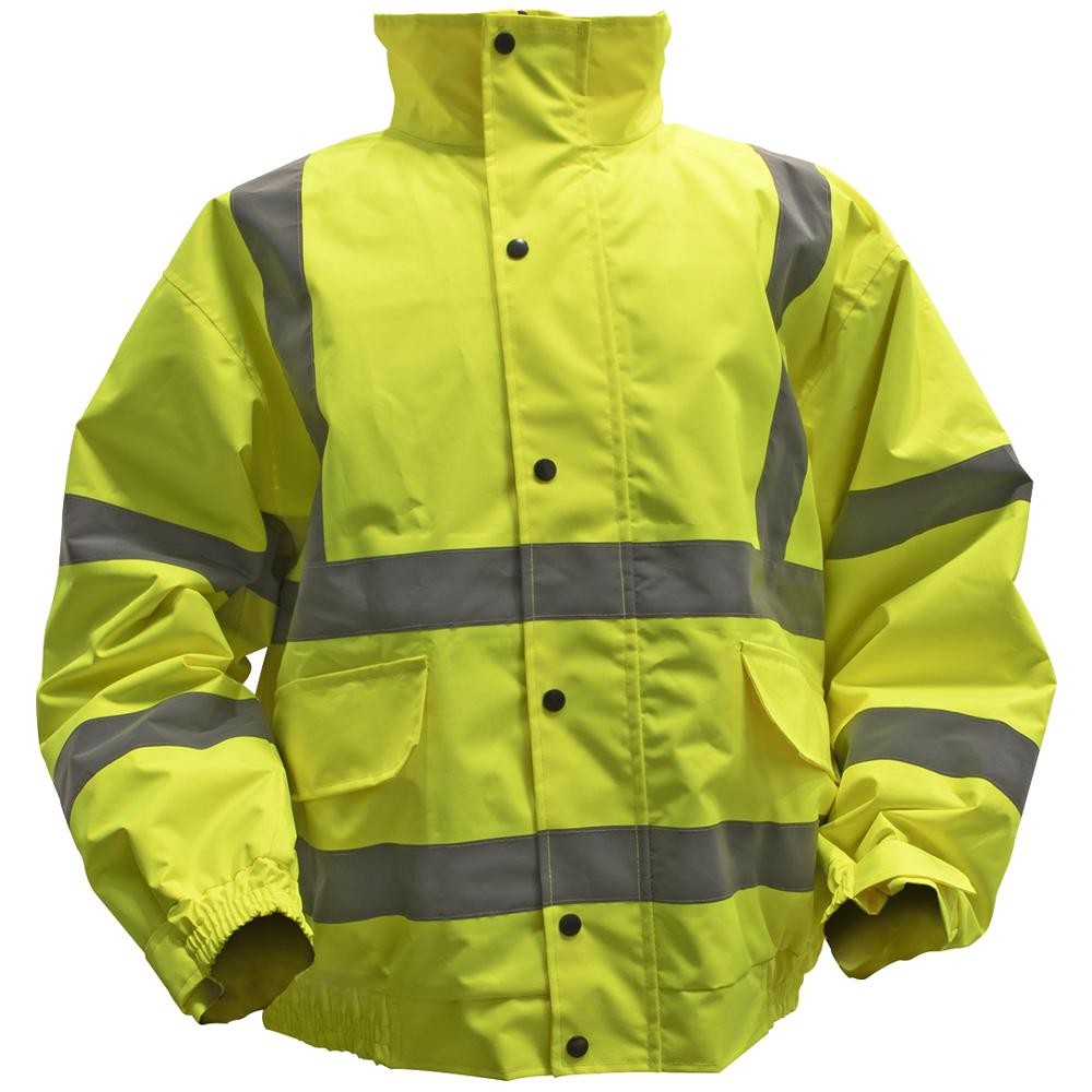 Sealey Quilted Lining Hi Vis Jacket Yellow XL