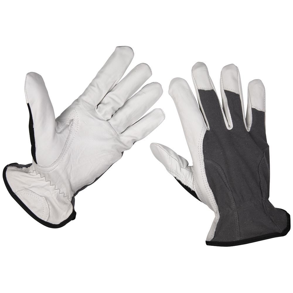 Sealey Super Cool Hide Breathable Work Gloves Grey XL