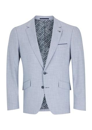 Remus Uomo Petro Jacket - Light Blue/Grey - 46L