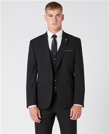 Remus Uomo Tapered Jacket - Black - 48L