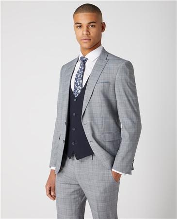 Remus Uomo Remus Slim Waistcoat Luca - Navy - 42R