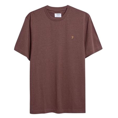 Farah Danny Organic Cotton Regular Fit T-shirt - Brown - XL