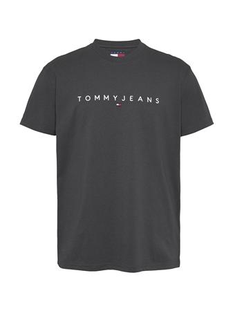 Tommy Jeans Regular Fit Linear Logo T-shirt - Black - L