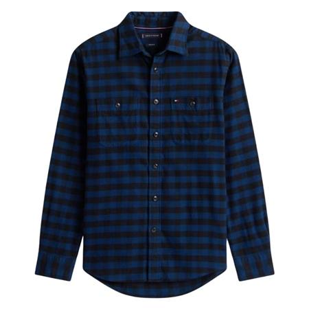 Tommy Hilfiger Buffalo Check Shirt - Navy - L