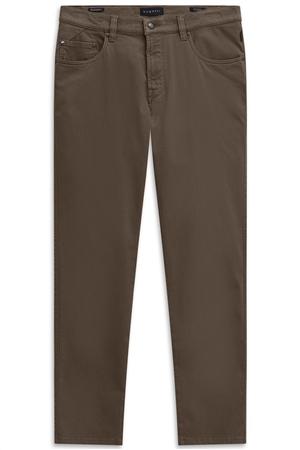 Bugatti Mens Casual 5 Pocket Trousers - Brown - 32/32
