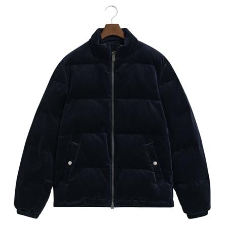 Gant Cord Puffer Jacket - Navy - L