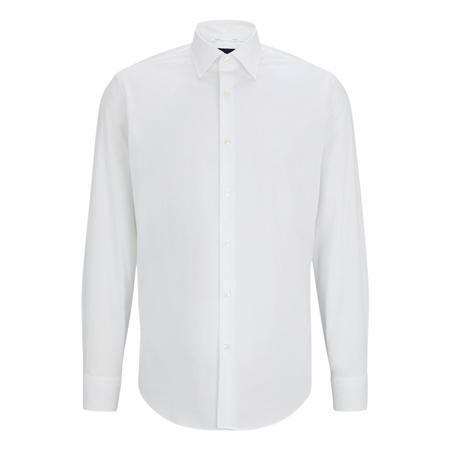 Boss H-Joe Kent Collar Shirt - White - 16.5