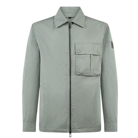 Belstaff Drome Overshirt Sage Green - Green - M