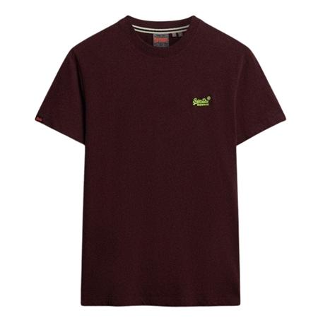 Superdry Essential Logo Emb Tee - Wine - XL