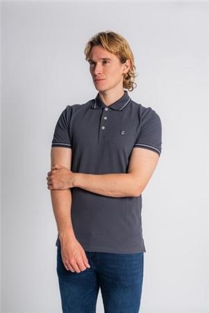 Xv Kings Linfield Polo Shirt - Wolf Charcoal - M